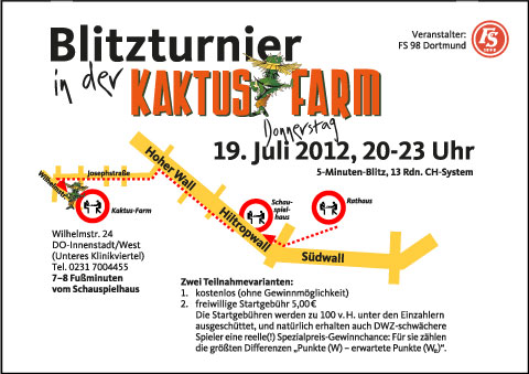 Sonderblitzturnier 2012 Sonderblitzturnier 2012