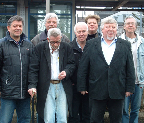 7. Mannschaft (v.l.): Christoph Rzoczek, Werner Nettbohl, Dieter Gerke, Helmut Pauli, Karsten Latzkow, Rudi Dieckmann und Detlev Koch 7. Mannschaft